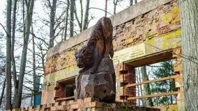 Wilczy Szaniec w Gierłoży zimą jeszcze lepiej widoczny - zdjęcie 51