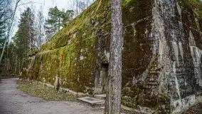 Wilczy Szaniec w Gierłoży zimą jeszcze lepiej widoczny - zdjęcie 79