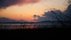 Epicki zachód słońca nad jeziorem Niegocin, luty 2020 - zdjęcie 26