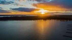 Zachód słońca widoczny w Sztynorcie, 27 luty 2020 - zdjęcie 45