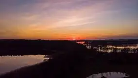 Jezioro Stręgiel skąpane w złocie zachodu słońca - zdjęcie 24