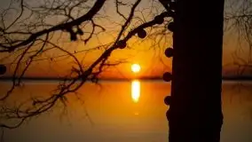 Marcowy zachód słońca nad jeziorem Dargin, Nowy Harsz - zdjęcie 18