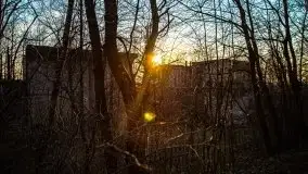 Śluza w Leśniewie w kolorach zachodzącego słońca - zdjęcie 28