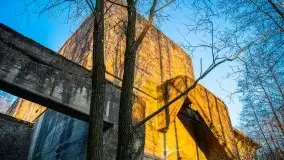 Śluza w Leśniewie w kolorach zachodzącego słońca - zdjęcie 16