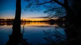 Wschód nad jeziorem Stręgielek, marzec 2020 - zdjęcie 15