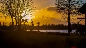 Tło Dla Mew i Marina Rydzewo w kolorach zachodu słońca - zdjęcie 20