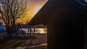 Tło Dla Mew i Marina Rydzewo w kolorach zachodu słońca - zdjęcie 7