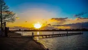 Tło Dla Mew i Marina Rydzewo w kolorach zachodu słońca - zdjęcie 28