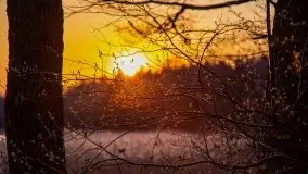 Złote jezioro Dejguny w kwietniowym słońcu - zdjęcie 41