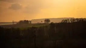 Zachód słońca na jeziorami Węgielsztyn i Rydzówka - zdjęcie 2