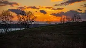 Zachód słońca na jeziorami Węgielsztyn i Rydzówka - zdjęcie 35