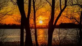 Zachód słońca nad jeziorem Kruklin - zdjęcie 30