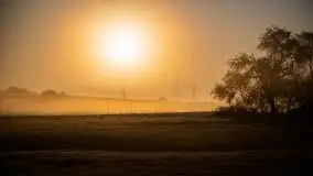 Wschód słońca w Giżycku, ul. Obwodowa - zdjęcie 10