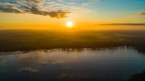 Wschód słońca, jezioro Buwełno - zdjęcie 7