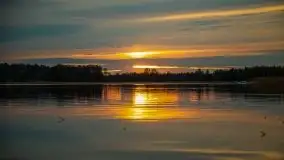 Zachód słońca nad jeziorem Tajty, 29 kwietnia 2020r. - zdjęcie 13