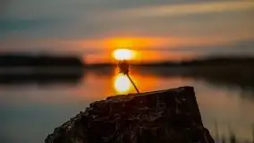 Zachód słońca nad jeziorem Tajty, 29 kwietnia 2020r. - zdjęcie 8