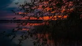 Zachód słońca nad jeziorem Tajty, 29 kwietnia 2020r. - zdjęcie 32