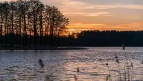 Zachód słońca nad jeziorem Ryńskim, Rybical - zdjęcie 6