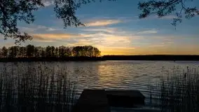 Zachód słońca nad jeziorem Ryńskim, Rybical - zdjęcie 2