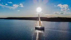 Zachód słońca podczas pływania jachtem Antila 30 - zdjęcie 14