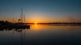 Wschód słońca nad jeziorem Ryńskim, Bocianie Gniazdo - zdjęcie 61