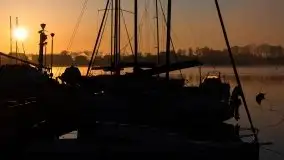 Wschód słońca nad jeziorem Ryńskim, Bocianie Gniazdo - zdjęcie 14