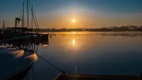 Wschód słońca nad jeziorem Ryńskim, Bocianie Gniazdo - zdjęcie 48