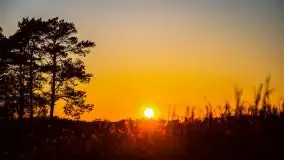 Zachód słońca widoczny z Grodzisko Święta Góra - zdjęcie 41