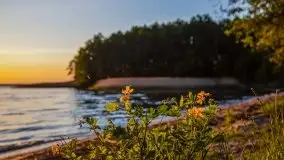 Majowy zachód słońca nad jeziorem Dargin - zdjęcie 36