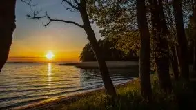 Majowy zachód słońca nad jeziorem Dargin - zdjęcie 34