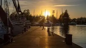 Majowy zachód słońca w Węgorzewie - zdjęcie 23