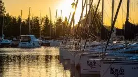 Majowy zachód słońca w Węgorzewie - zdjęcie 9