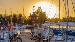 Majowy zachód słońca w Węgorzewie - zdjęcie 34