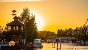 Majowy zachód słońca w Węgorzewie - zdjęcie 36