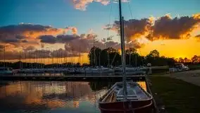 Magiczny, czerwcowy zachód słońca w Sztynorcie - zdjęcie 16