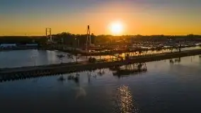 Wschód słońca w Giżycku, jezioro Niegocin - zdjęcie 8