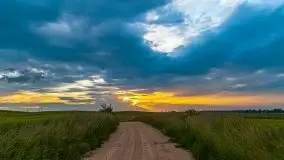 Zachód słońca w okolicach Upałt Małych - zdjęcie 7