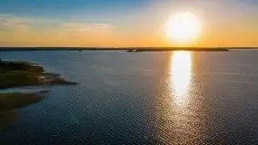 Zachód słońca, Skłodowo i jezioro Mamry - zdjęcie 19