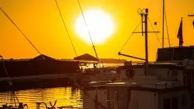 Zachód słońca, Skłodowo i jezioro Mamry - zdjęcie 6