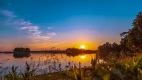 Zachód słońca nad jeziorem Gawlik - zdjęcie 13