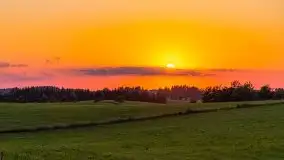 Zachód słońca nad jeziorem Gawlik - zdjęcie 3