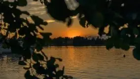 Zachód słońca, Tło dla Mew i Marina Rydzewo - zdjęcie 24