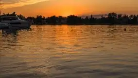 Zachód słońca, Tło dla Mew i Marina Rydzewo - zdjęcie 12