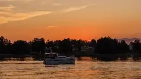 Zachód słońca, Tło dla Mew i Marina Rydzewo - zdjęcie 9