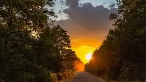 Zachód słońca nad jeziorem Łękuk - zdjęcie 40