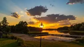 Zachód słońca nad jeziorem Łękuk - zdjęcie 43