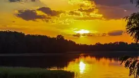 Zachód słońca nad jeziorem Łękuk - zdjęcie 22