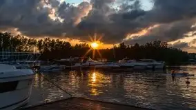 Zachód słońca nad jeziorem Tajty - zdjęcie 2