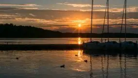 Zachód słońca nad jeziorem Kisajno - zdjęcie 37