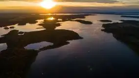 Zachód słońca nad jeziorem Kisajno - zdjęcie 54